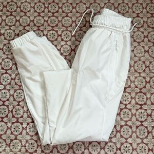 White Jogger Hiker Pants